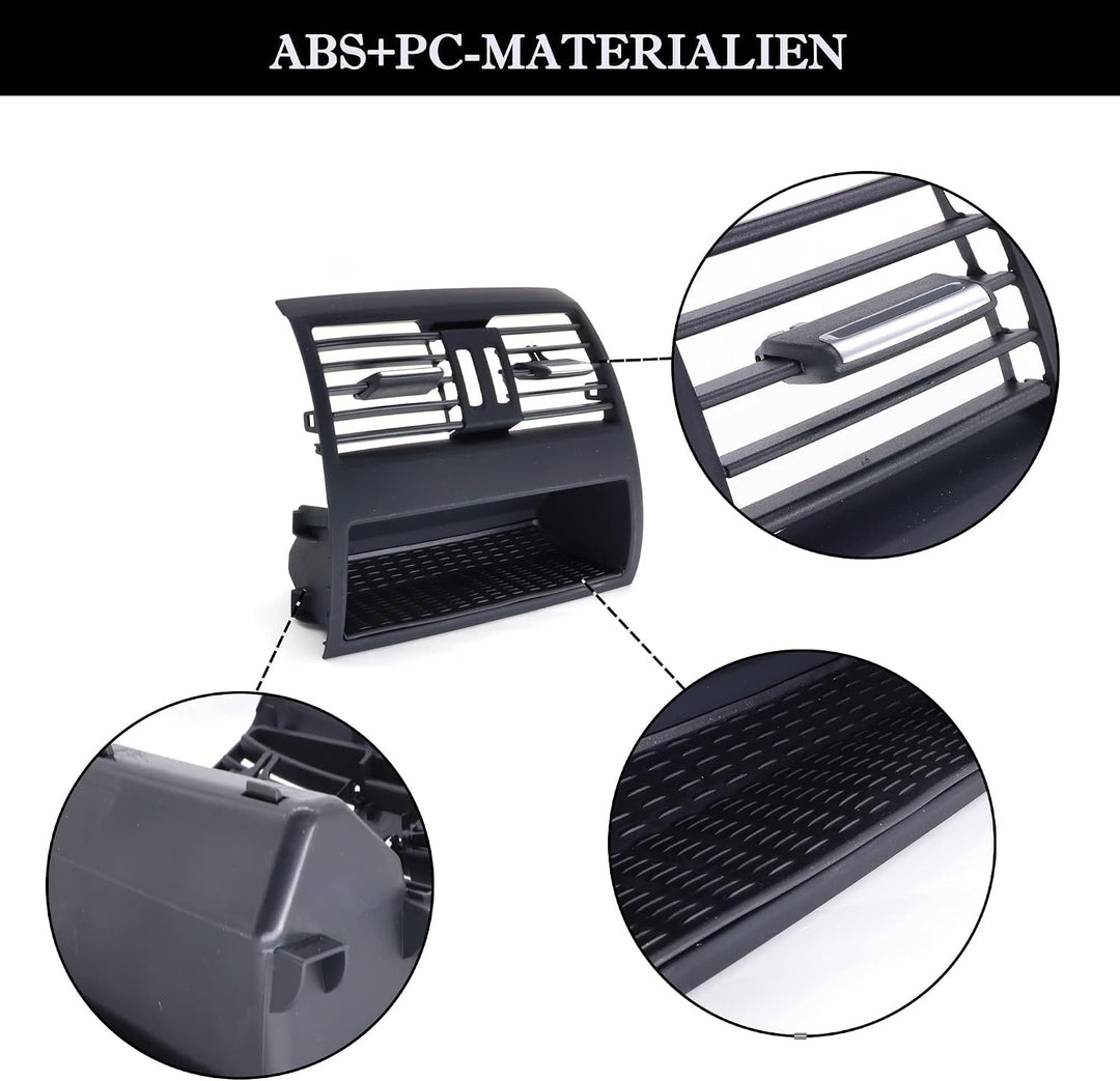 HISports Lüftungsgitter Hinten Lüftungsgitter AC Vent Ersatzlüfter Konsole Lüftungsgitter Accessorie