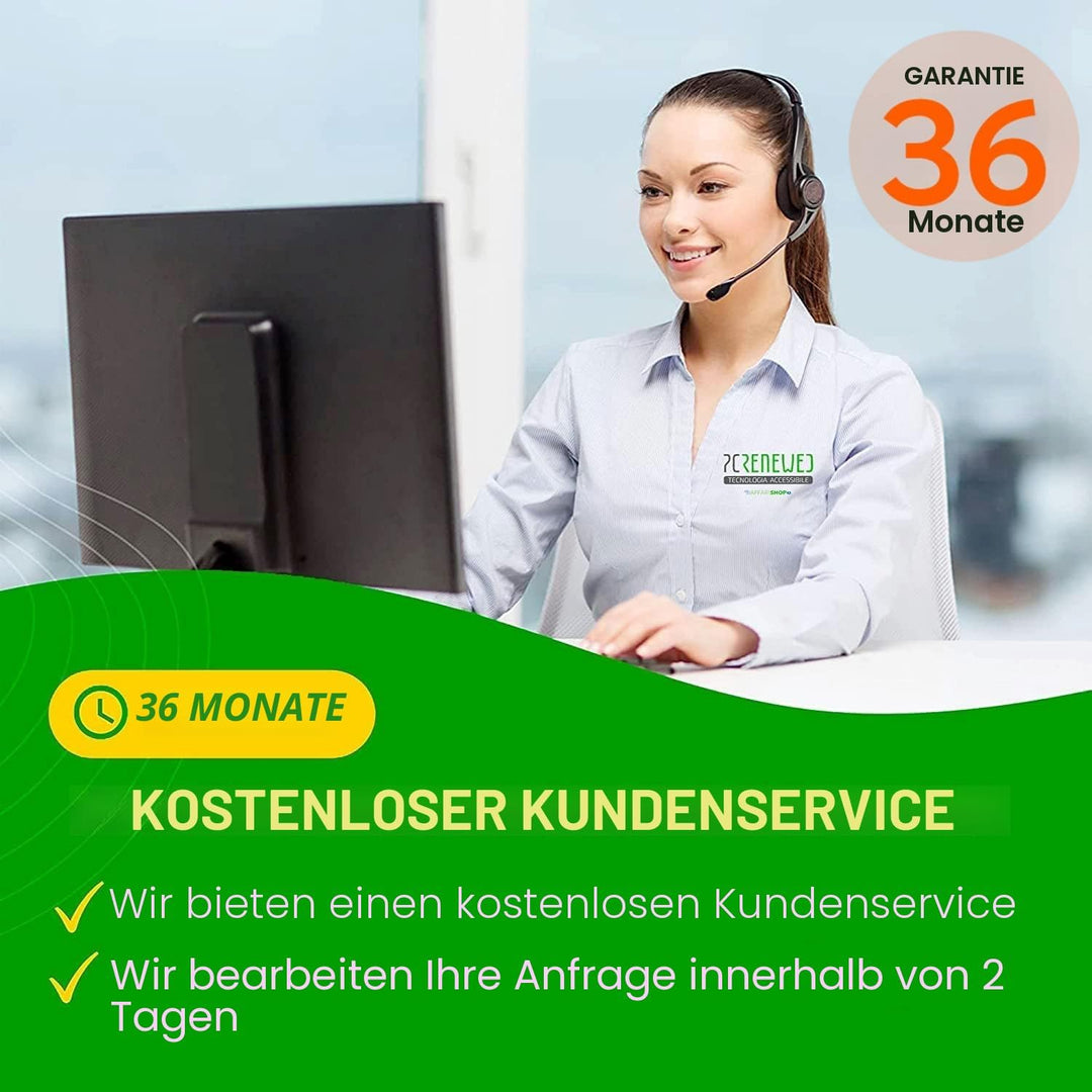 PCRENEWED TECNOLOGIA ACCESSIBILE PcRenewed Desktop-PC Intel I7 6700, leistungsstark, 32 GB RAM, SSD