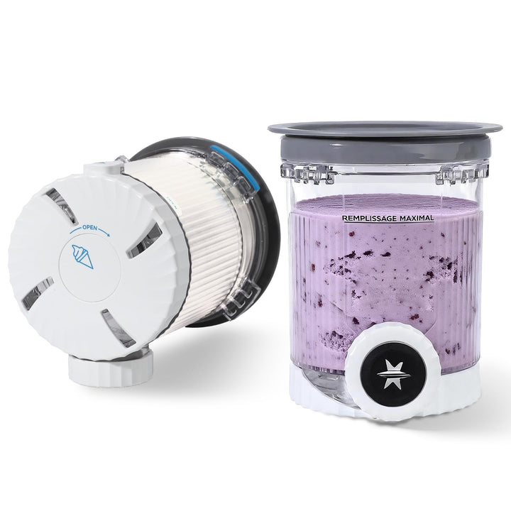 Eisbecher Deckel für Ninja Swirl – 2 Pack Creami Tubs Kompatibel mit Ninja CREAMi Eismaschine NC701U