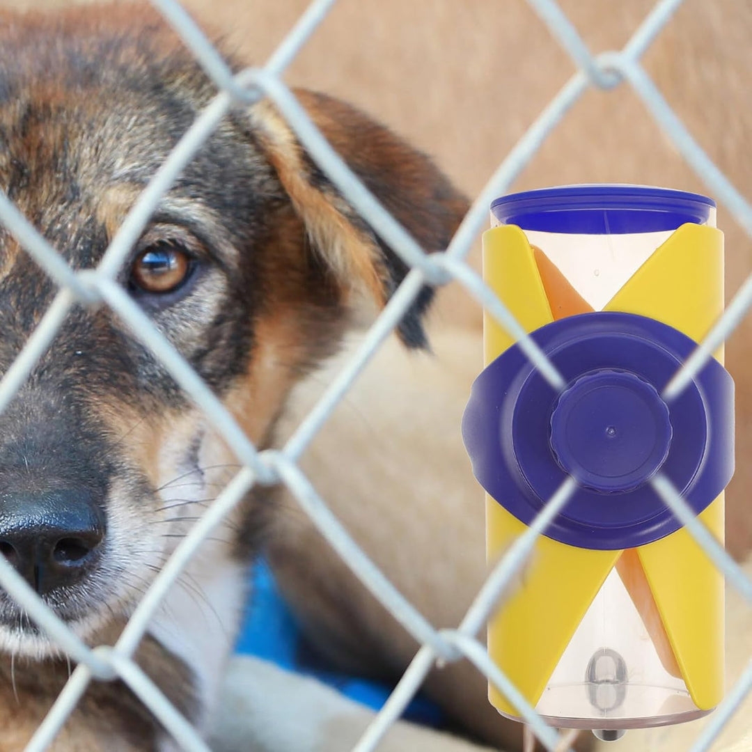 Hunde Wasserspender Haustiertränke aus Kunststoff Gelb, Reisetrinkflasche