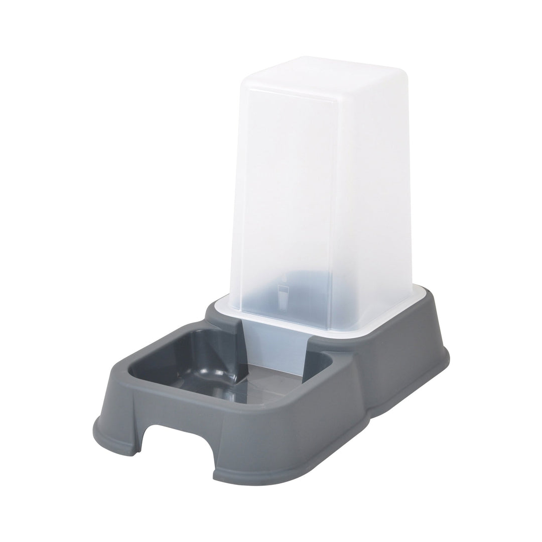 CODICO Wasser- / Futterspender, grau, für Katzen, 1,5 l