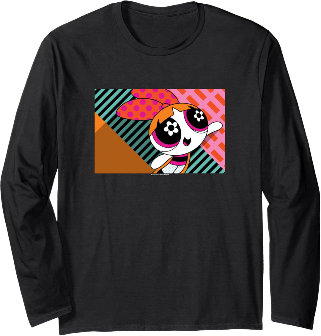 Powerpuff Girls Blossom Flower Eyes Langarmshirt