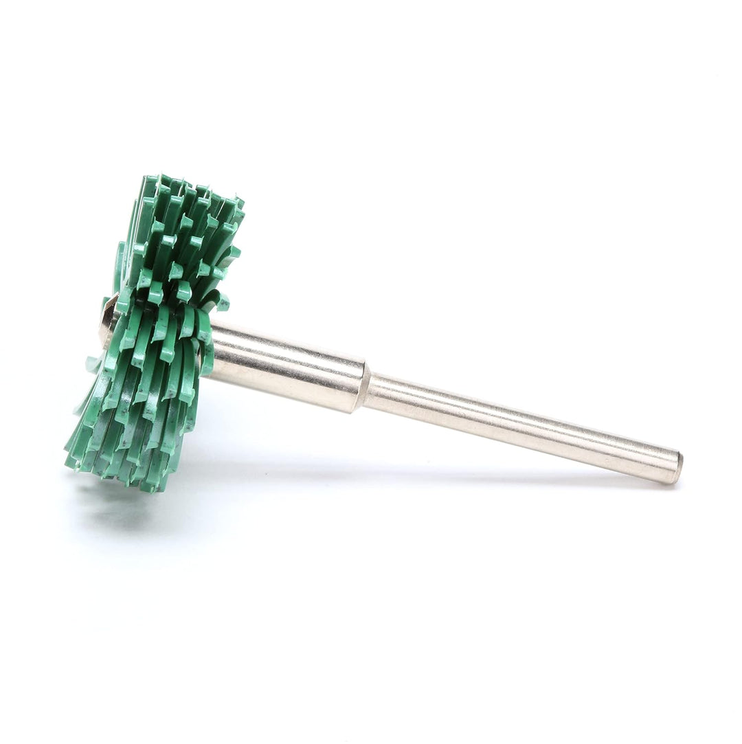 Scotch-Brite (TM) Radial Bristle Disc, 25000 U/min, 3 Durchmesser, 360 Körnung, lime grün (10 Stück)