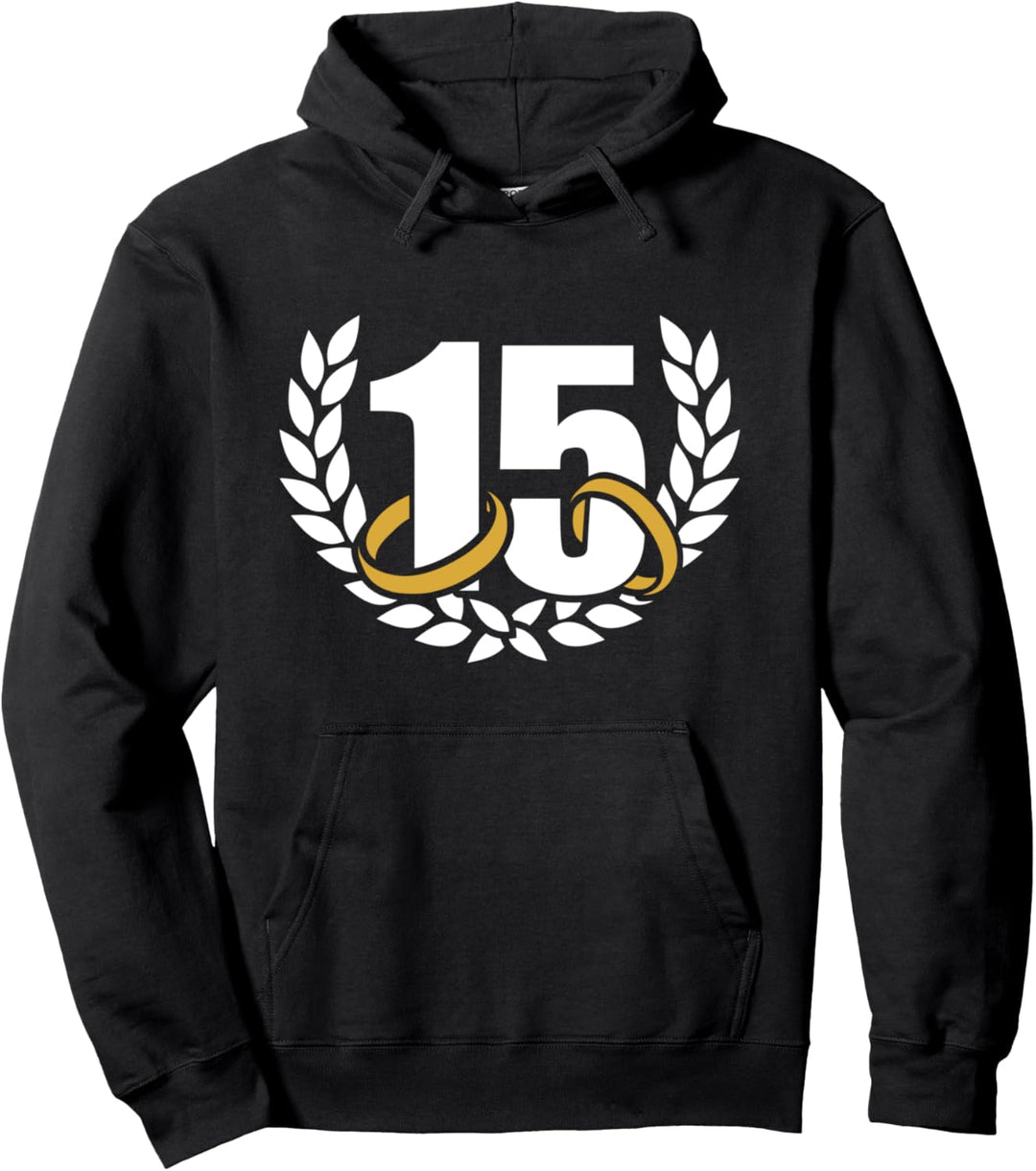 15. Hochzeitstag Pullover Hoodie