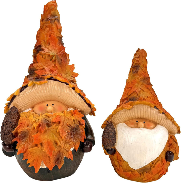 Deko Gartenfiguren für draussen - Zwerg, Wichtel, Gnom - Herbstdekoration