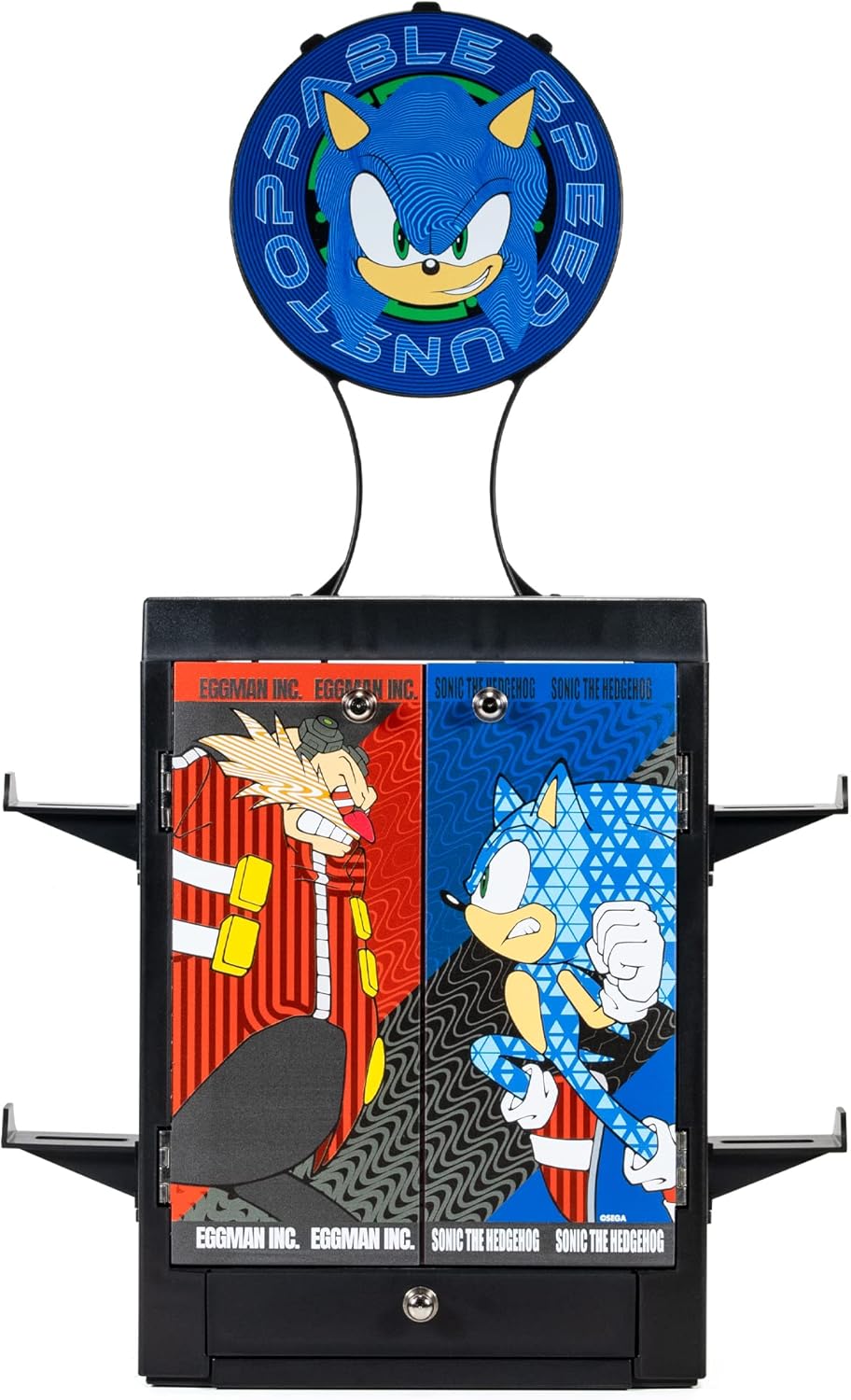 RUBBER ROAD LTD Gaming Spind - Sonic Sonic Gaming Aufbewahrungsturm, Sonic Gaming Aufbewahrungsturm