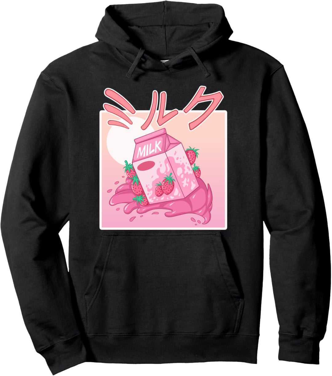 Netter Retro 90s japanischer Kawaii Pullover Hoodie
