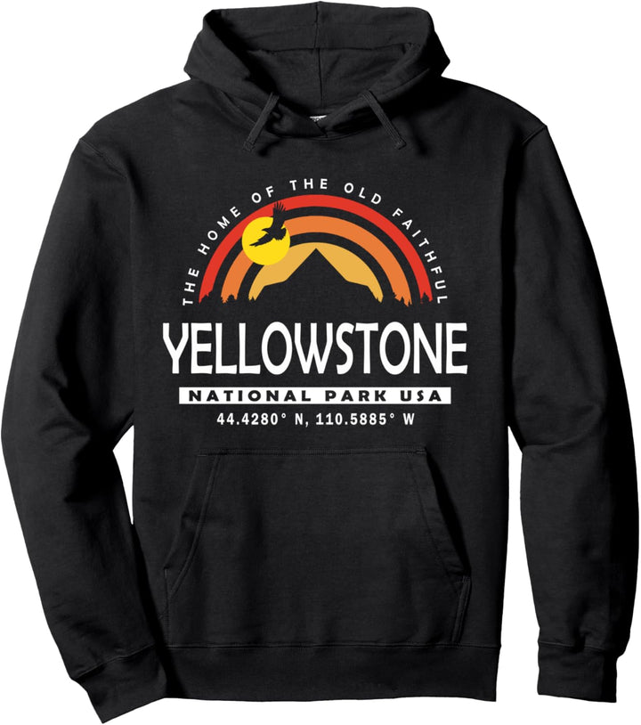 Vintage Yellowstone National Park – Yellowstone Pullover Hoodie