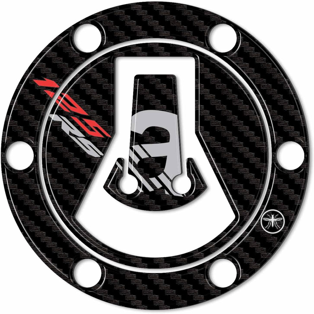 LABELBIKE 3D Motorrad Tankdeckelaufkleber kompatibel mit Aprilia