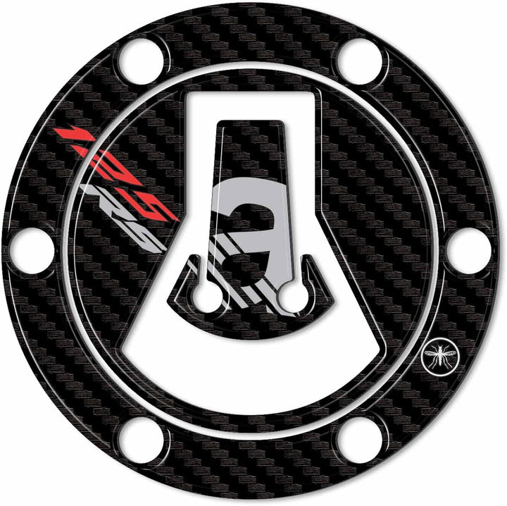 LABELBIKE 3D Motorrad Tankdeckelaufkleber kompatibel mit Aprilia
