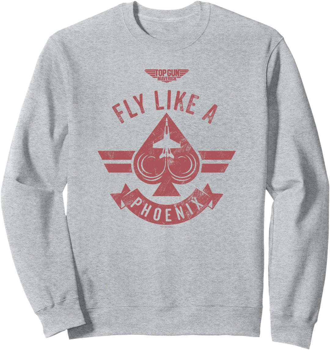 Top Gun: Maverick Fly Like A Phoenix Spade Card Logo Sweatshirt