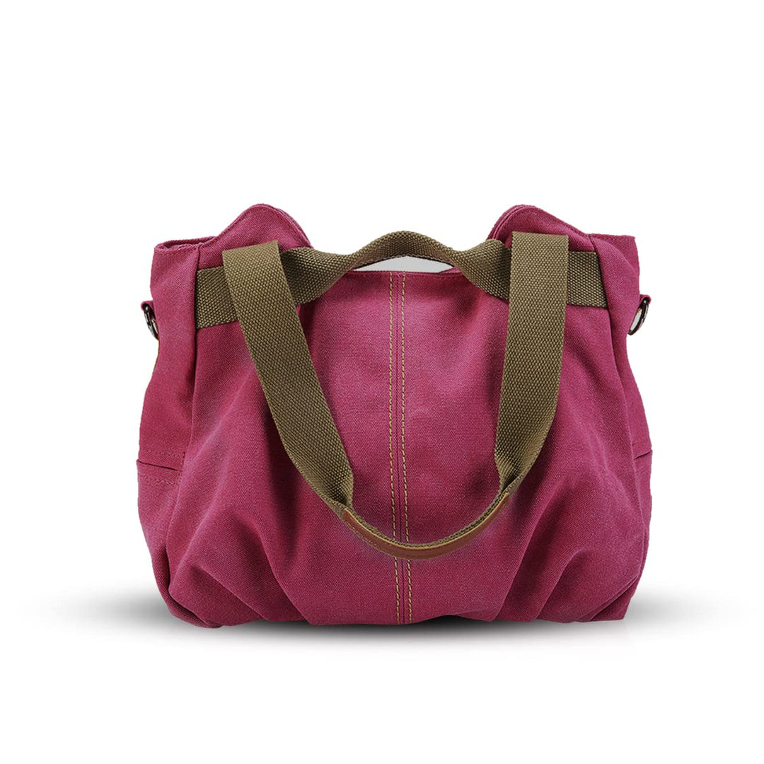 NICOLE &amp; DORIS Canvas Tasche Damen Tragetaschen für Damen Schultertaschen Umhängetasche Leinwand Han