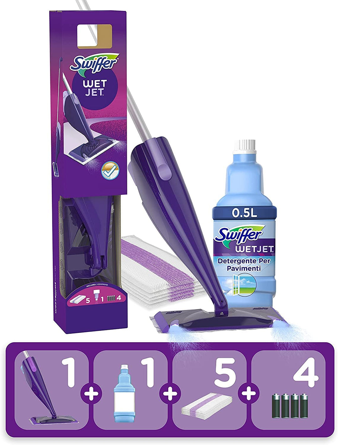 Swiffer, Purple, One Size Bodenwischer