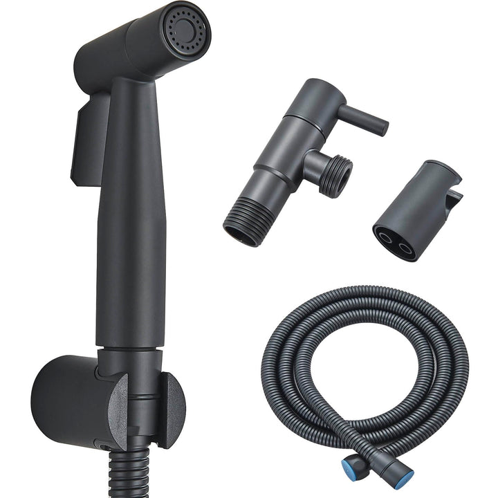 Bidet Handbrause Sprühkopf mit Handbrause Schlauch und Halter Bidet Dusche für Standard G1/2 Anschlu