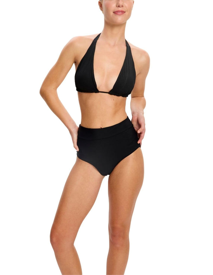 Modibodi Perioden-Swim Bikini High Waist Leicht 20 ml Schwarz 44 Schwarz, 44 Schwarz