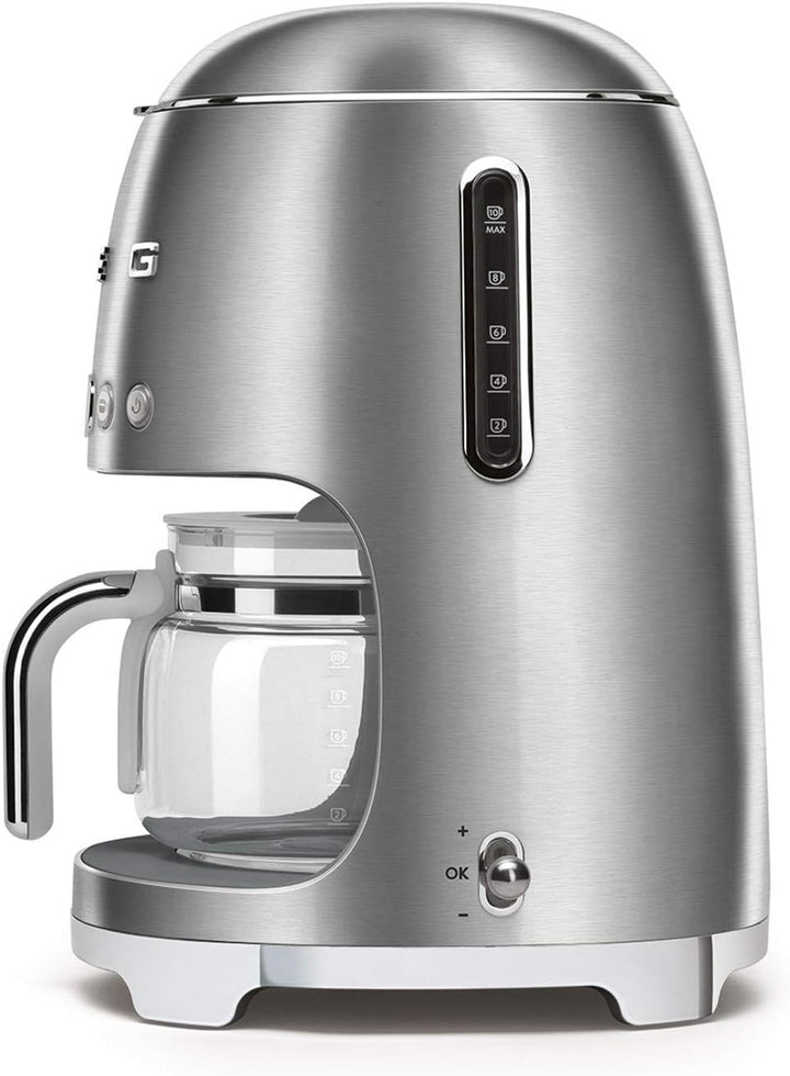 Smeg - Máq. Café Filtro DCF02SSEU, Gebürsteter Edelstahl, Geb&amp;