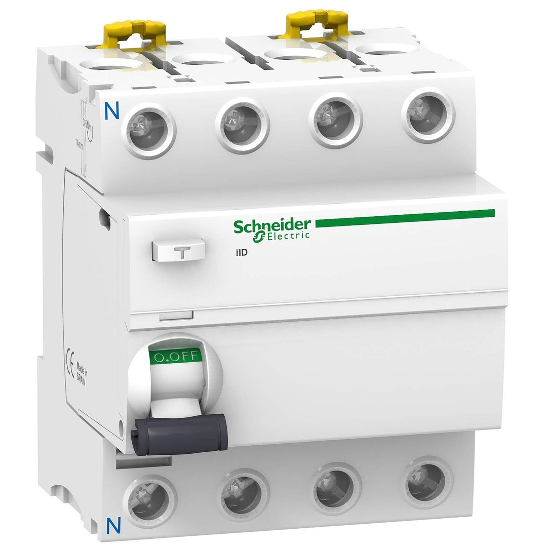 Schneider Electric - Acti9, iID Differentialschalter 4P 40A 30mA Typ AC - A9R11440