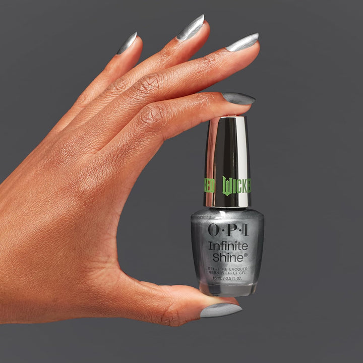 OPI x Wicked Infinite Shine – OPI Nagellack Grau für perfekte Gelnägel – Gel Nagellack ohne UV Lampe