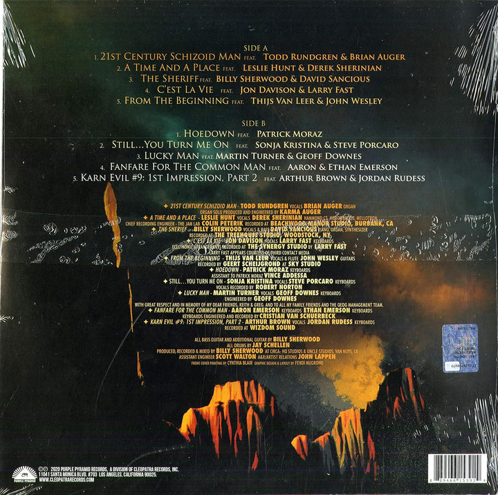 A Tribute To Keith Emerson &amp; Greg Lake, Vinyl