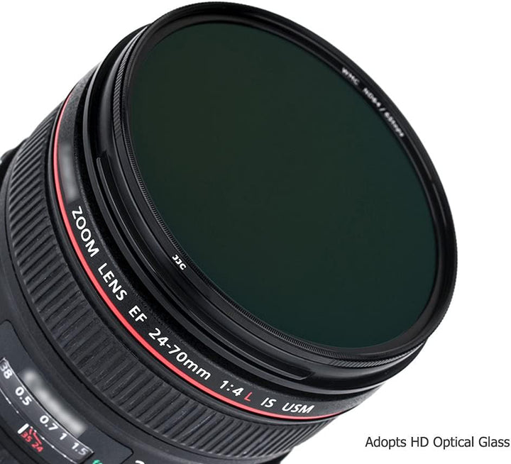 JJC ND64 Graufilter – 72 mm, ultradünn, mehrfach beschichtet, HD optisches Glas, professioneller Fot