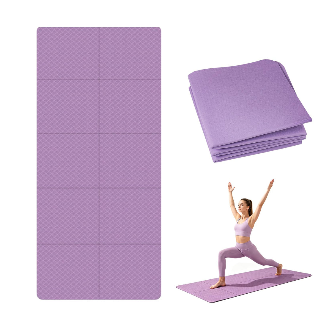 Faltbare Yogamatte rutschfest Gymnastikmatte Fitnessmatte