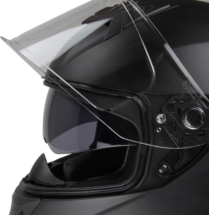 Motorradhelm Integralhelm CMX Blacky schwarz matt in Grösse XL