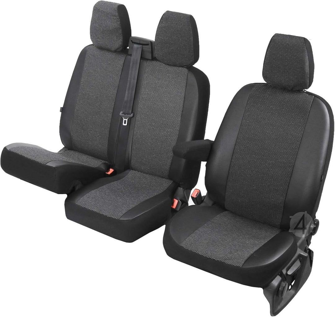 Pokter Sitzbezüge Viva passgenau geeignet für Nissan NV300 2016- Primaster ab 2022-2+1- Erste Reihe