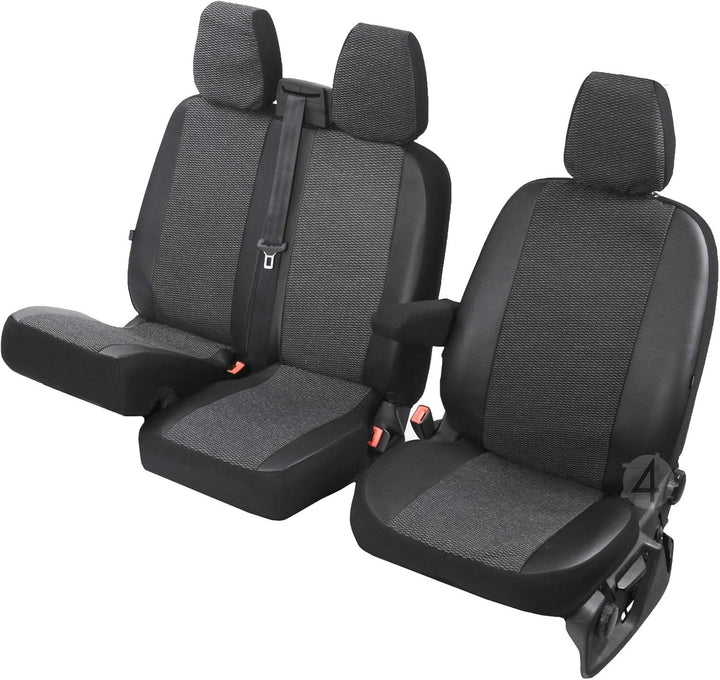 Pokter Sitzbezüge Viva passgenau geeignet für Nissan NV300 2016- Primaster ab 2022-2+1- Erste Reihe