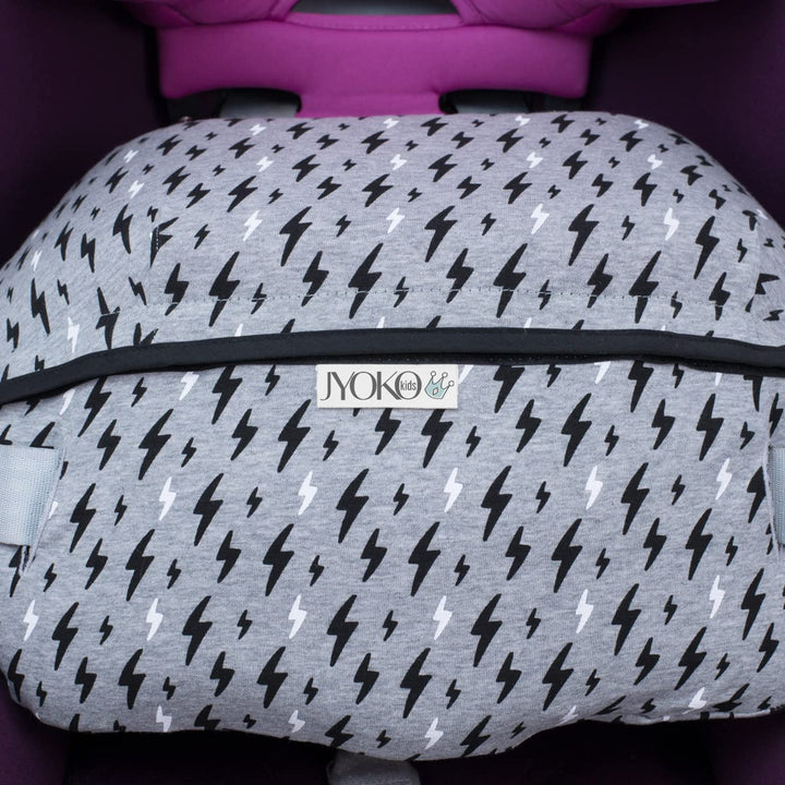 JYOKO Kids Bezug kompatibel mit Cybex Sirona G / G2 i-Size (White Star) BLACK RAYO, BLACK RAYO