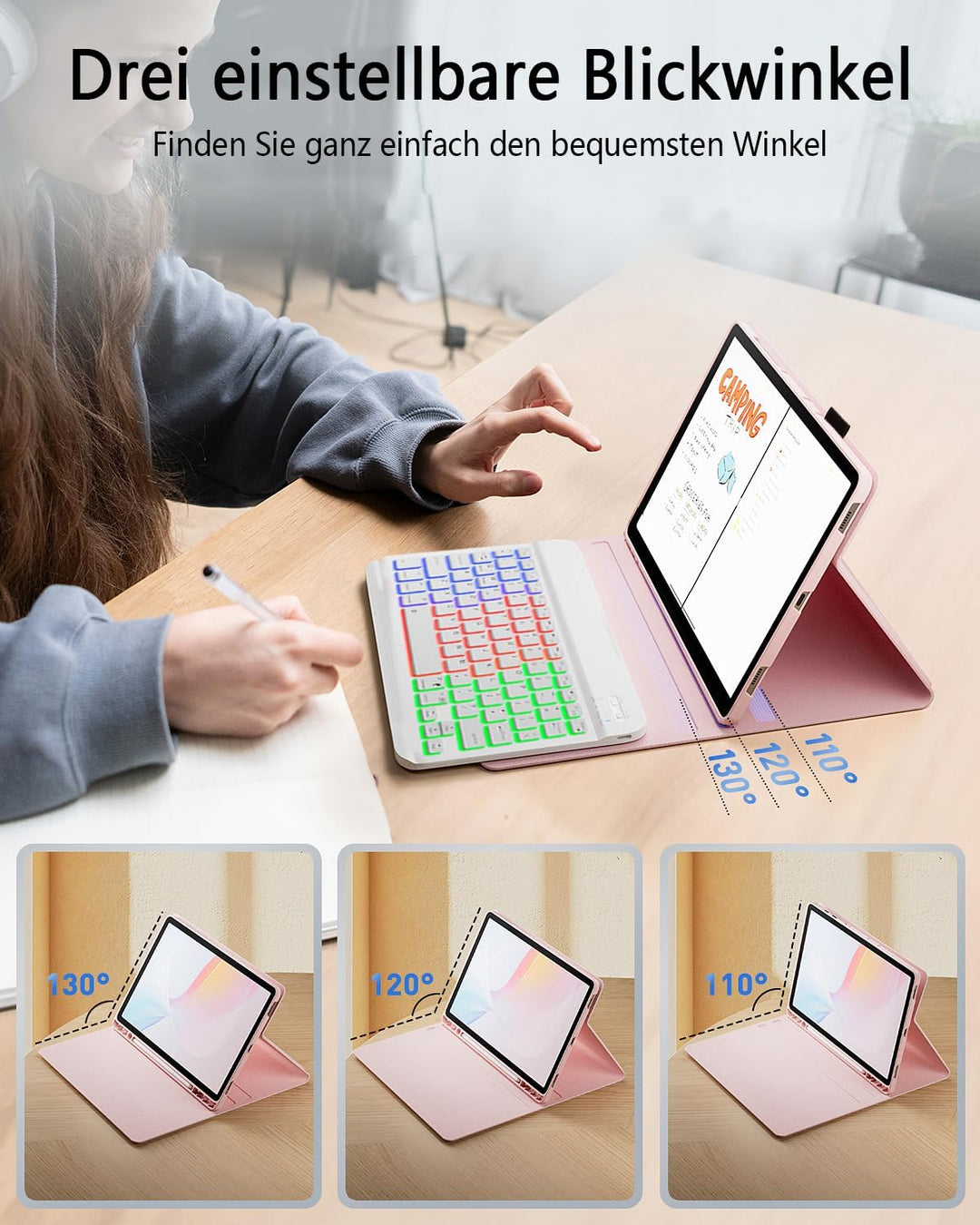 für Lenovo Idea Tab (2025 TB-336ZU TB-336FU)/ Lenovo Tab M11 (2024 TB330FU/TB330XU) 11 Zoll Hülle mi