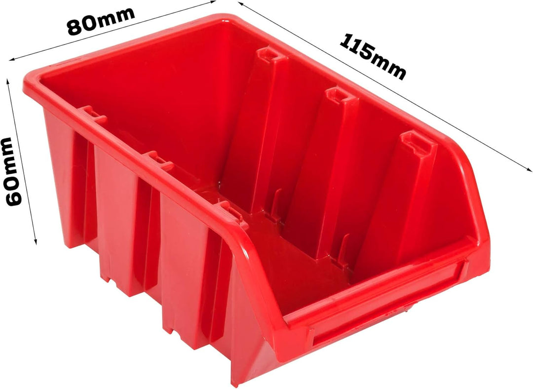 20 Stapelboxen Werkzeughalter Wandregal Werkstattregal Werkzeugwand 39x78cm Werkzeughalter Lagersyst