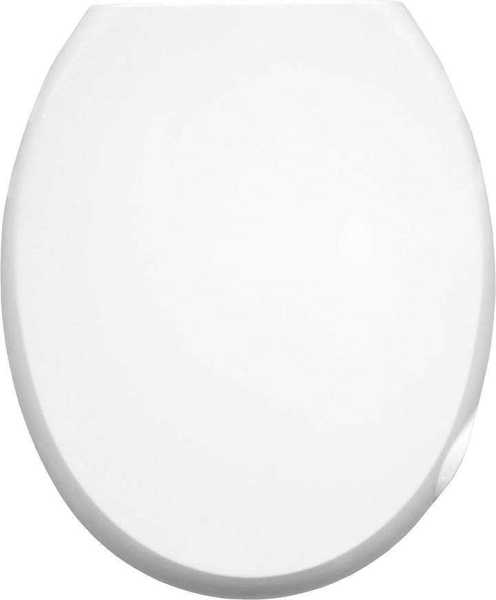 Bemis 2030CPT Torino Sta-Tite Durolux Wc-Sitz mit STA Tite-Chrom, mit Scharnieren, weiss