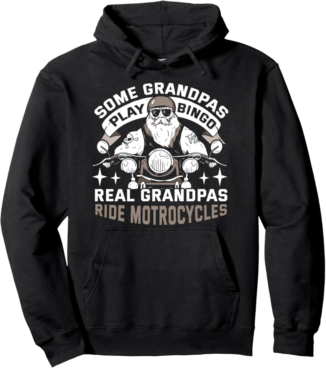 Real Grandpas Ride Motorräder Biker Opa Pullover Hoodie