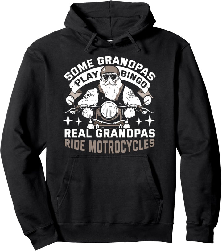 Real Grandpas Ride Motorräder Biker Opa Pullover Hoodie