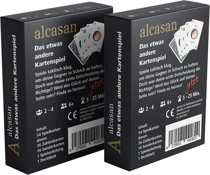 alcasan - Premium Edition (Kartenspiel) - Sparpack mit 2 einzelnen Spielen.