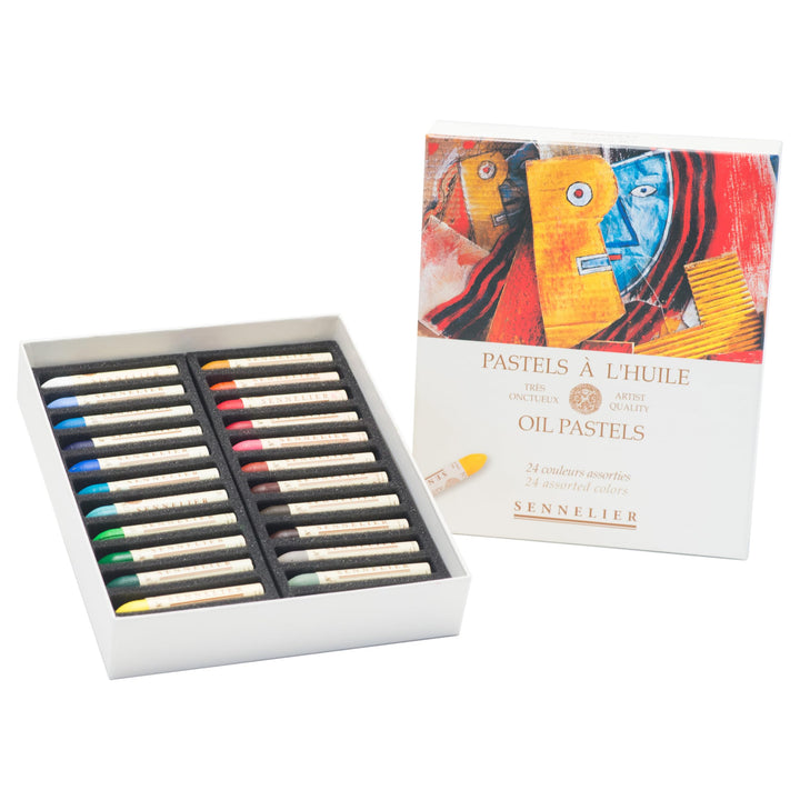 SENNELIER Ölpastell-Set, 24 Stück, mehrfarbig 24 stück (1er Pack) Mehrfarbig, 24 stück (1er Pack) Me