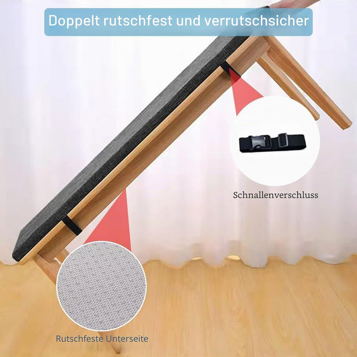 Aselbia Bankauflage Bankkissen Stuhlkissen 120 X 35 X 5CM，Waschbar Abnehmbarem Gartenbankauflage Ban