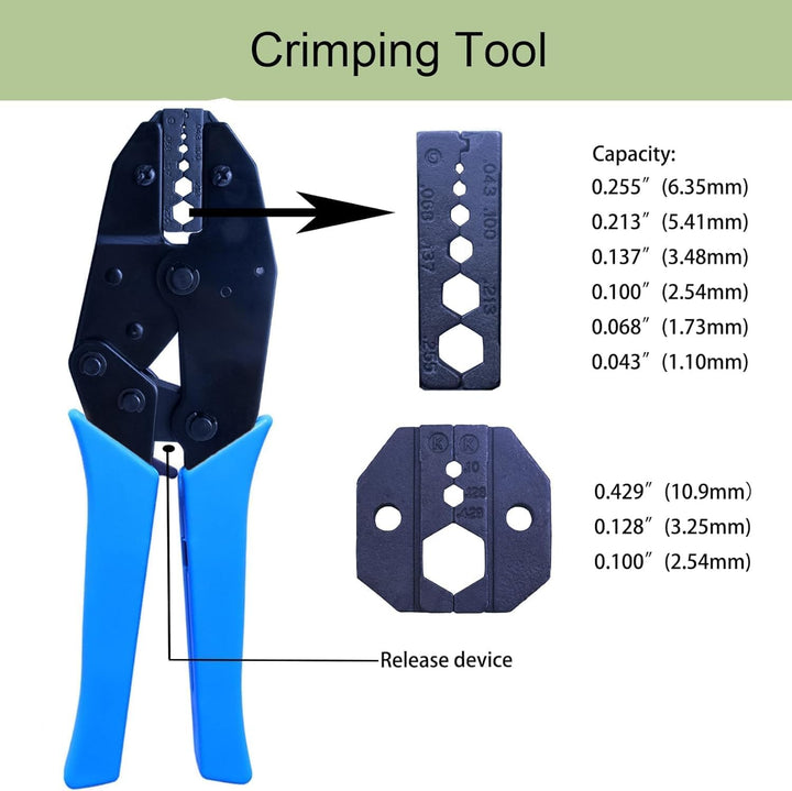 BNC Crimpzange &amp; RG58 BNC Stecker Kit – 10er Pack BNC Male Crimp Steckverbinder + BNC Crimpwerkzeug