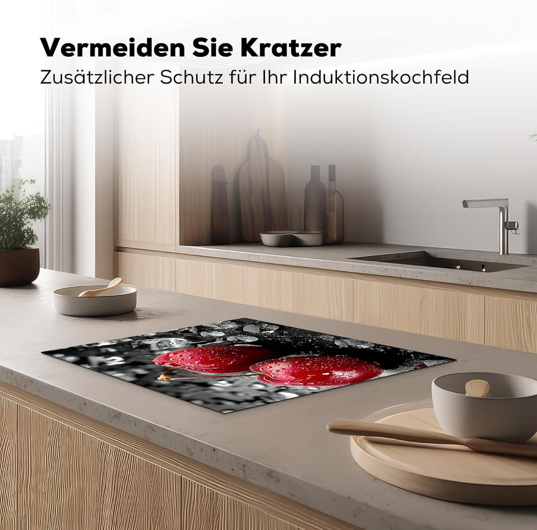 Herdabdeckplatte 65x52 cm Einteilig Herdabdeckung Abdeckplatte für Ceranfeld Abdeckung Induktionskoc