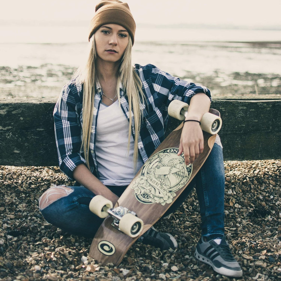 Osprey Single Kick Tail Cruiser Skateboard Braun - braun, Braun - braun