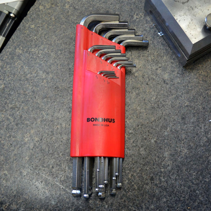 Bondhus 17095 Balldriver L-Wrenches, WS: 1.27-10.0mm WS: 1.27 - 10.0mm, WS: 1.27 - 10.0mm