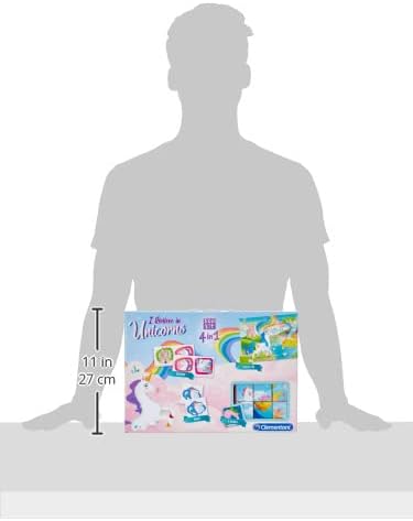Clementoni - 18035 - Edukit 4 in 1 - Einhörner, Einhörner