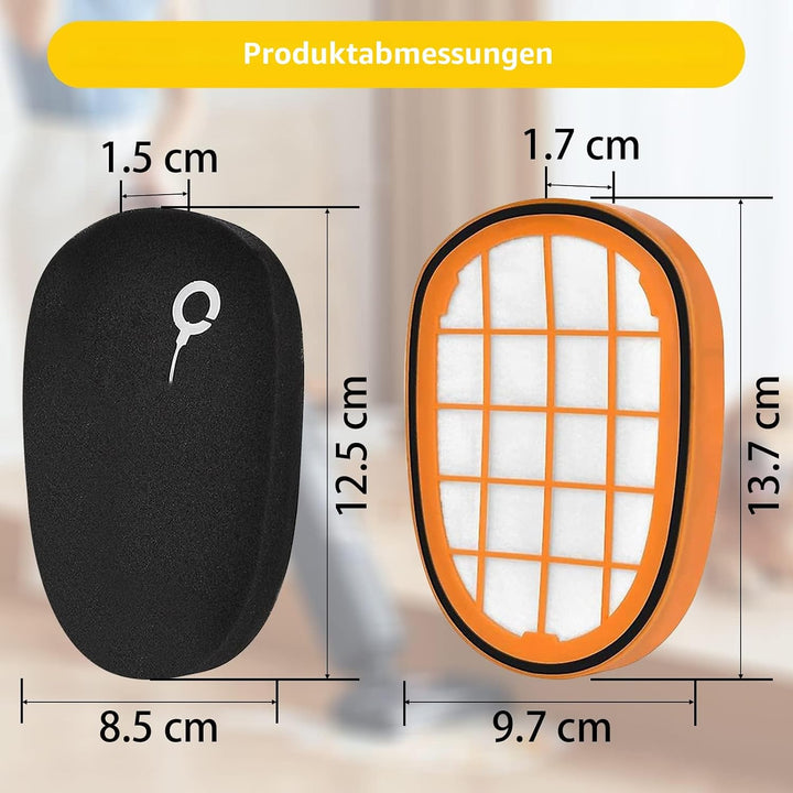 6 Stück Filter für Philips SpeedPro Max Akkusauger, FC5005/01 Ersatzfilter Zubehör für Philips FC681