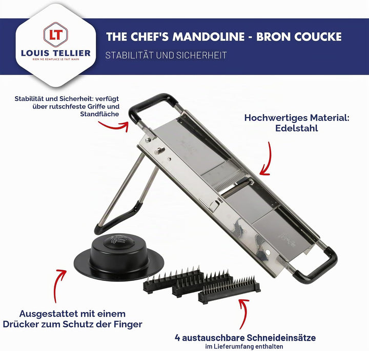 Mandoline gourmet du chef incl. kap Tellier 15000