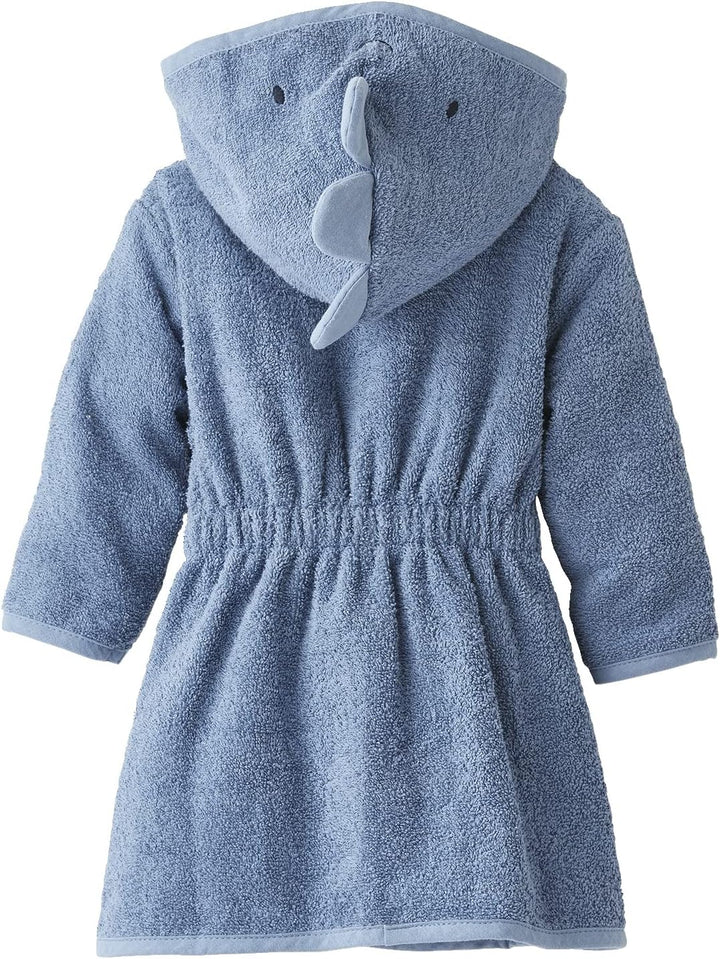 Vertbaudet Baby Bademantel KLEINER DINO BLEU 86, BLEU 86