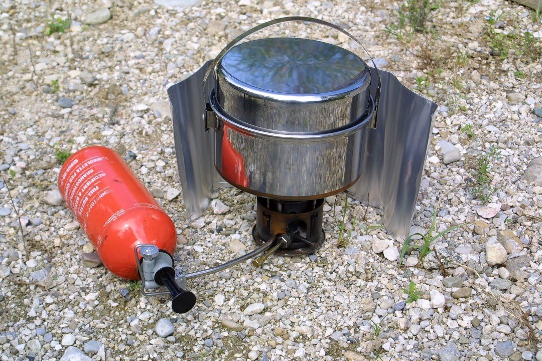 Alu Windschutz für Kocher - Rollbar 18x50cm