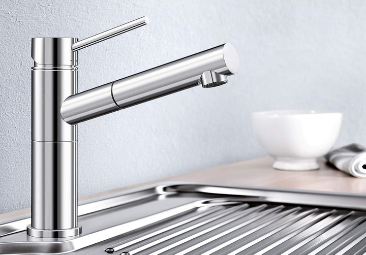 BLANCO,518448,ALTA-S AA8Compact, Chrom Schlauchbrause Niederdruck Chrom, Schlauchbrause Niederdruck