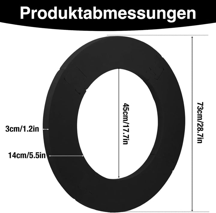 Dart Surround Schutzring für Dartscheibe Ø 45,5 cm, Eva Dartscheibe Umrandung &amp; Wandschutz, Dartboar