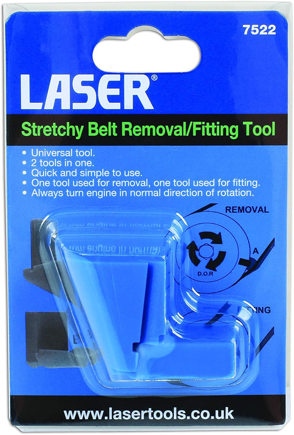 Laser 7522 Stretchy Belt Removal &amp; Fitting Tool