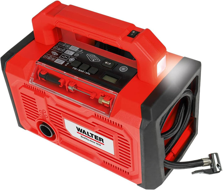 Walter - 3 in1 Akku-Luft- und Volumenpumpe 20 V, SUP Pumpe, Luftmatratzenpumpe, Schlauchbootpumpe, s